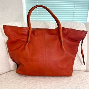 Dooney & Bourke Montecatini Diamond Shopper tote in Orange
